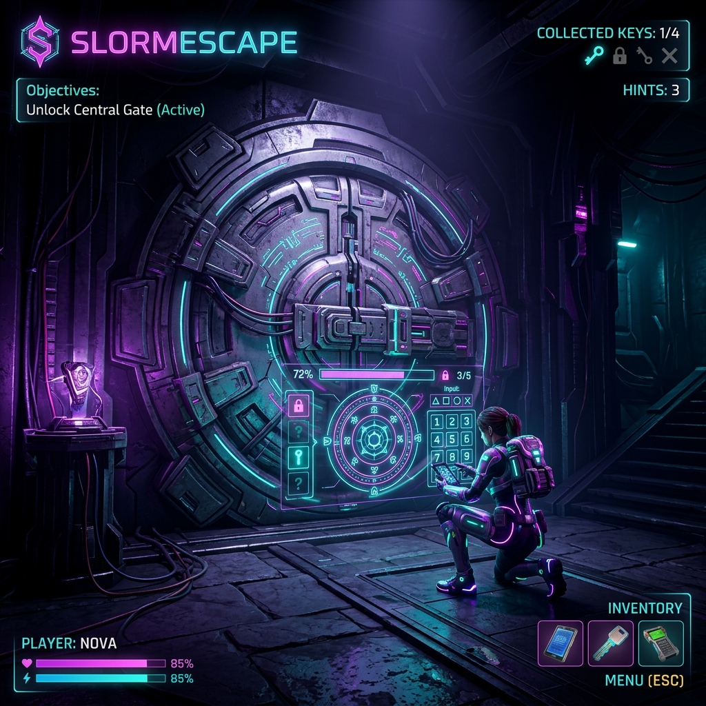 SlormEscape Game Screen